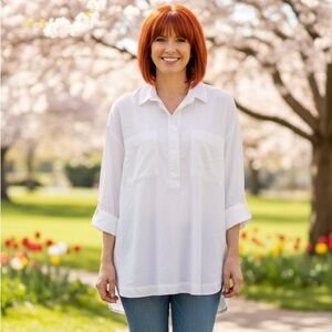 BANANA REPUBLIC button down